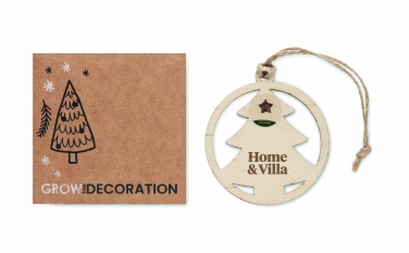 Logotrade advertising product image of: Wooden tree shape hanger