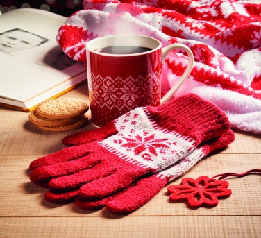 Logotrade corporate gifts photo of: Winter gift mug and gloves set