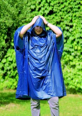 Logo trade advertising products image of: Raincoat in pouch