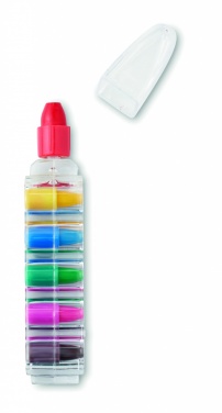 Logotrade corporate gift image of: Set of 6 wax crayons