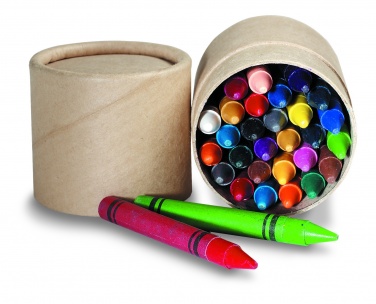 Logo trade promotional product photo of: 30 wax crayons