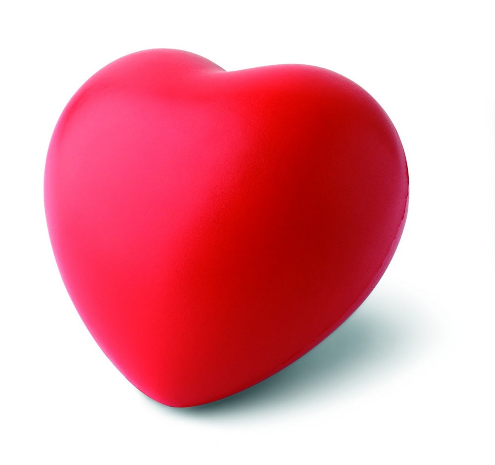 Logo trade promotional products image of: Anti-stress heart PU material