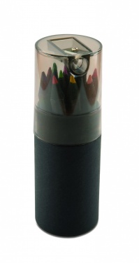 Logo trade promotional products picture of: Black colouring pencils