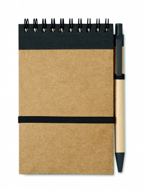 Logotrade promotional products photo of: A6 recycled notepad with pen
