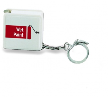Logo trade promotional merchandise photo of: Key ring w/ flexible ruler 1m, Vantaa