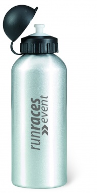 Logo trade promotional merchandise picture of: Single-walled 600 ml aluminum bottle