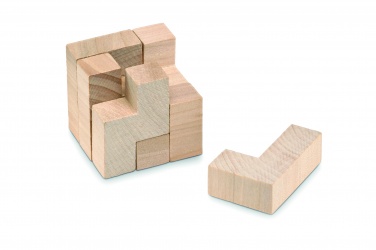 Logotrade corporate gifts photo of: Wooden puzzle in cotton pouch