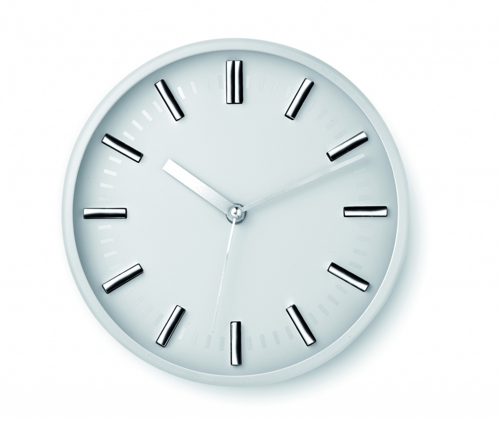 Logo trade promotional giveaways image of: Round shape wall clock