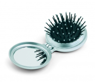 Logo trade promotional giveaways picture of: Foldable brush/mirror