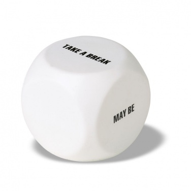 Logo trade promotional items picture of: Anti-stress decision dice