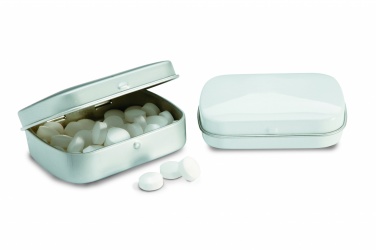 Logotrade promotional merchandise picture of: Easy tin silver w/mints