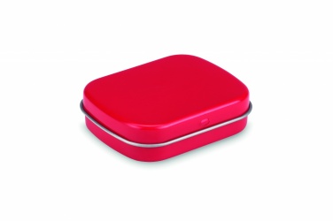 Logo trade promotional products image of: Easy tin silver w/mints