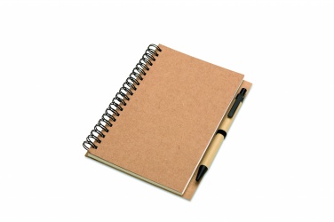 Logo trade corporate gifts image of: B6 Recycled notebook with pen