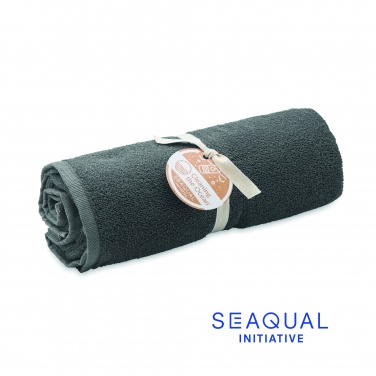 Logo trade promotional items image of: SEAQUAL® towel 100x170cm