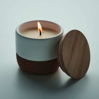 Logo trade corporate gifts picture of: Plant based wax candle 80 gr