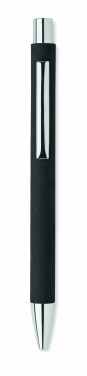 Logo trade promotional products image of: Recycled paper push ball pen