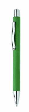 Logo trade promotional merchandise image of: Recycled paper push ball pen