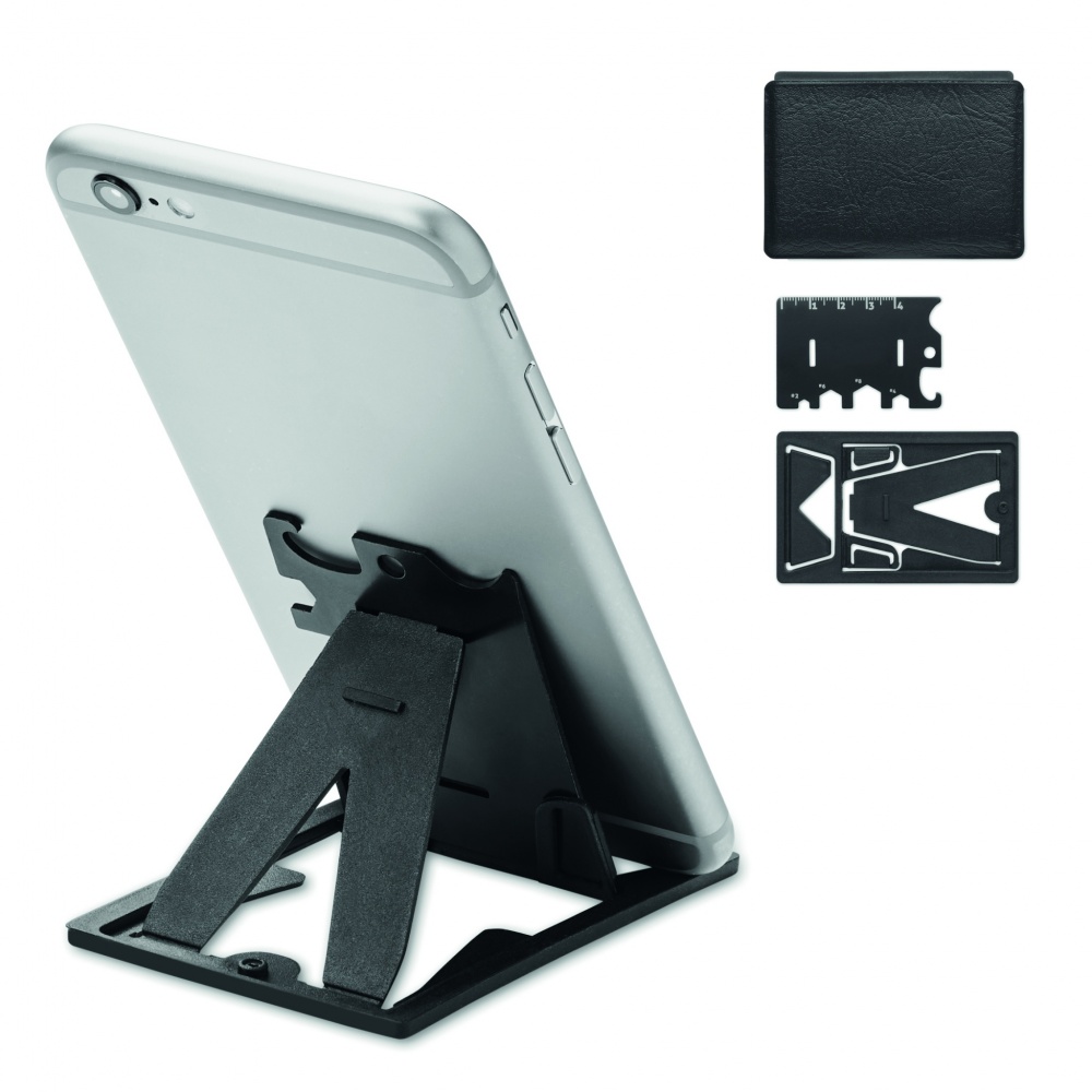 Logotrade corporate gifts photo of: Multi-tool pocket phone stand