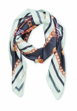 Logo trade promotional giveaways image of: Shawl recycled satin polyester