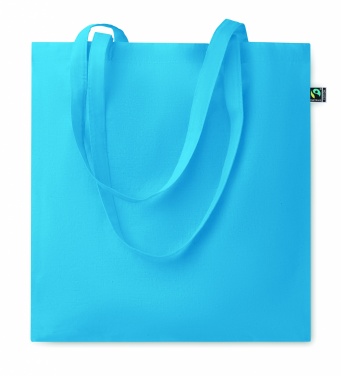 Logo trade corporate gifts image of: Fairtrade shopping bag140gr/m²