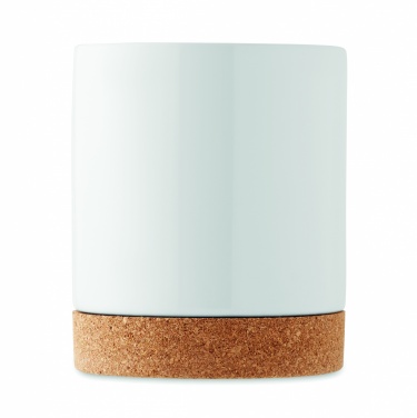 Logotrade promotional gift picture of: Ceramic cork mug 280 ml