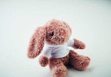 Logo trade promotional item photo of: Bunny plush wearing a hoodie