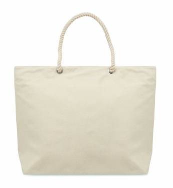 Logo trade promotional products image of: Beach cooler bag in cotton