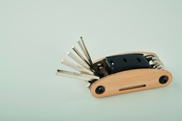 Logo trade promotional giveaway photo of: Multi tool pocket in bamboo
