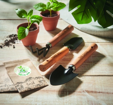 Logo trade advertising products image of: 3 garden tools  in RPET pouch