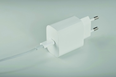 Logotrade corporate gifts photo of: 20W 2 port USB charger EU plug