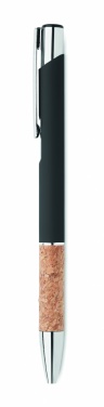 Logotrade promotional product image of: Ballpoint pen made of aluminum with a cork grip