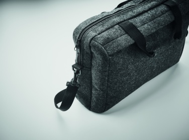 Logo trade corporate gifts picture of: 15 inch RPET felt laptop bag