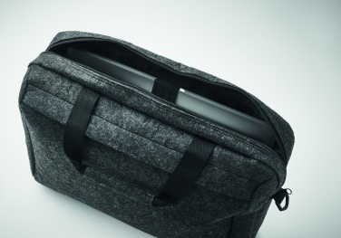 Logotrade advertising products photo of: 15 inch RPET felt laptop bag
