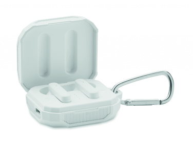 Logotrade promotional merchandise picture of: TWS earbuds with solar charger