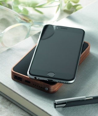 Logotrade advertising product picture of: Wireless 4000 mAh Power bank