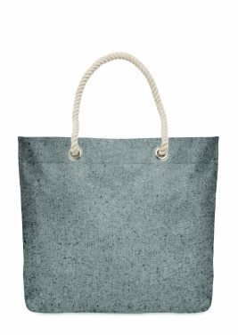 Logo trade promotional items image of: Cord handle beach bag 220gr/m²