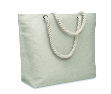 Logo trade business gifts image of: Cord handle beach bag 220gr/m²