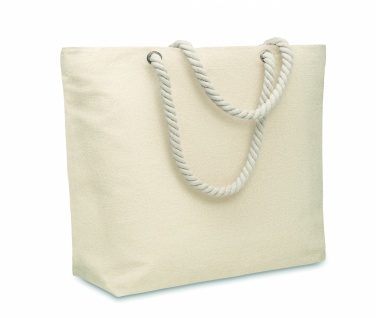 Logo trade promotional gift photo of: Cord handle beach bag 220gr/m²