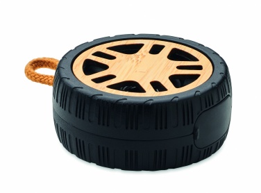 Logo trade promotional merchandise image of: Wireless speaker tire shaped