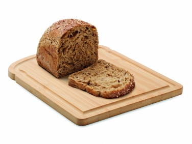 Logo trade business gifts image of: Bamboo bread cutting board