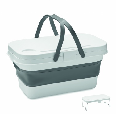 Logo trade promotional item photo of: Collapsible picnic basket