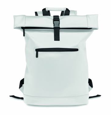 Logo trade promotional items image of: Laptop PU Rolltop backpack