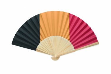 Logo trade promotional giveaways image of: Manual fan flag design