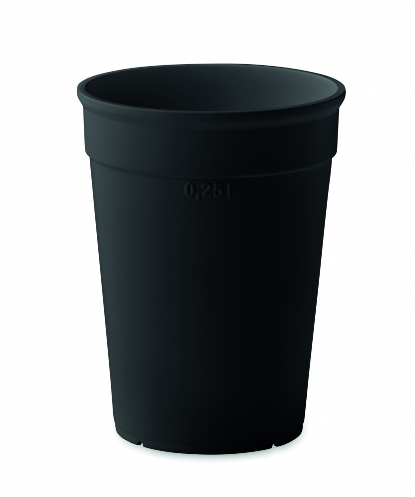 Logotrade promotional gift picture of: Recycled PP cup capacity 250 ml