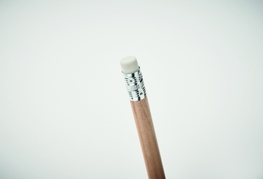 Logo trade corporate gift photo of: Natural pencil in seeded pouch