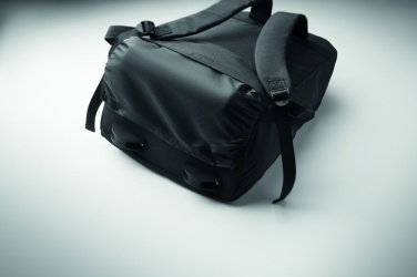 Logo trade business gift photo of: A portable backpack trolley with wheels, made of 600D RPET polyester