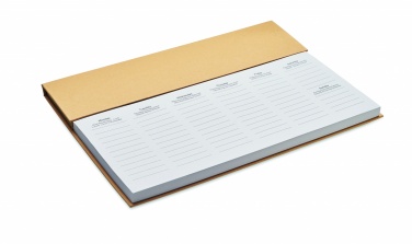 Logotrade promotional giveaway image of: Weekly desktop planner