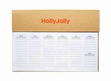 Logotrade promotional giveaway picture of: Weekly desktop planner