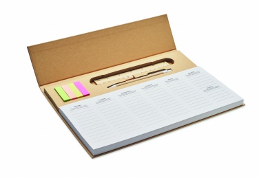 Logo trade promotional gifts picture of: Weekly desktop planner