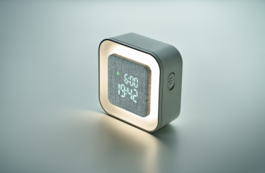 Logo trade promotional item photo of: Recycled ABS/RPET alarm clock Stuttgart
